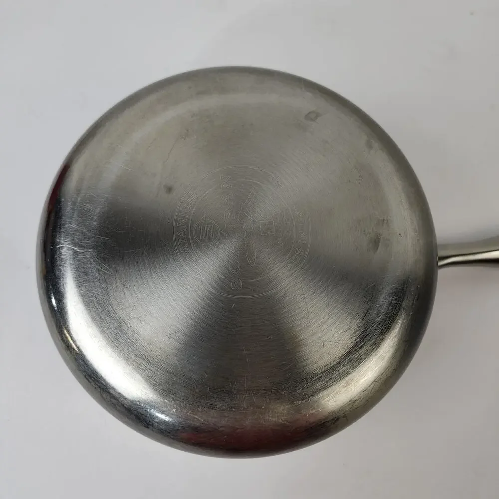 Scanpan Denmark CTX Stratanium 2QT Saucepan Stainless Steel/Non-Stick with Lid